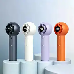 Портативний ручний акумуляторний вентилятор T-237 з USB-зарядкою • Міні вентилятор для дому, офісу, прогулянок і поїздок - мініатюра 3