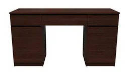 Стіл комп'ютерний Віто 2 Ferrum-decor 750x1400x500 ДСП Венге Магія 16 мм (FRD-104832)