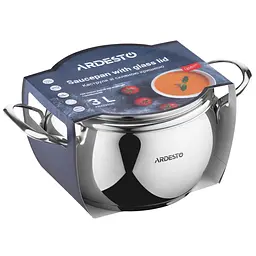 Каструля Ardesto Gemini, зі скляною кришкою, 3 л (AR4330GB) - мініатюра 4