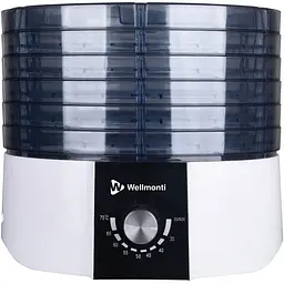 Сушарка для овочів і фруктів Wellmonti WM-1011 520 Вт/6 лотків 23 л 32 см