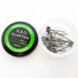 Комплект спіралей PREBUILT Clapton Coil 10 шт 0.4 Ом (bs063) - мініатюра 4