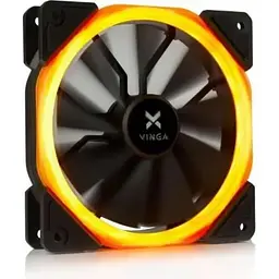 Кулер до корпусу Vinga (LED fan-01 orange)