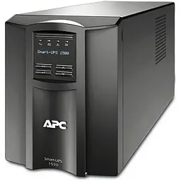 Джерело безперебійного живлення APC Smart-UPS 1500VA LCD, Lin.int., AVR, 8 х IEC, SmartSlot, USB, RJ-45, метал (SMT 1500I) - мініатюра 7