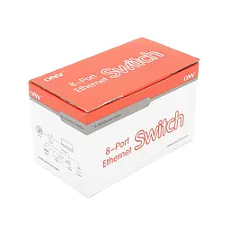 8ми портовий Gigabit Ethernet комутатор ONV-H3008ES в чорному корпусі, 8*1000Мб портів, 12В 1Ач, 132×55×23.9мм - мініатюра 4