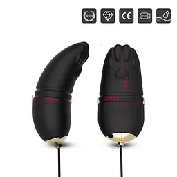 Віброяйце B - Series Joy Kitty, 7.3 см (чорний) - мініатюра 8
