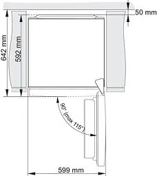Холодильник Gorenje 185х60х60см 2 двері 204(96) л А++ NoFrost+ LED дисплей чорний (NRK6192ABK4) - мініатюра 13