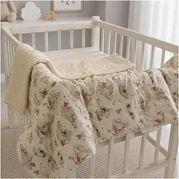 Плед дитячий MirSon Silky Waffle Sleepy ducklings 150х220 см (2200013893189) - мініатюра 3