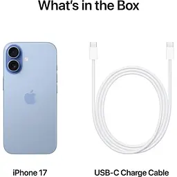 Смартфон Apple iPhone 17 256GB eSim Mist Blue (MG484) [148976] - мініатюра 7