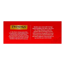 Чай чорний Twinings English breakfast в пакетиках (100 шт. х 2 г) - мініатюра 5