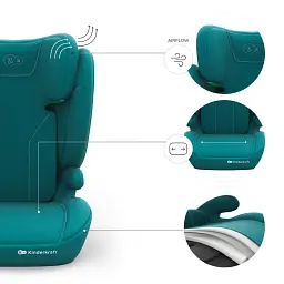 Автокрісло Kinderkraft i-Spark 2 Plus i-Size Green (KCISPA02GREPL00) - мініатюра 11
