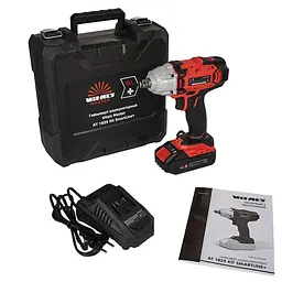 Vitals Гайковерт ударний акумуляторний Master AT 1825 Kit SmartLine+ 18В 1х2А·рік 2800об/хв 250Нм квадрат 1/2" кейс 3.2кг