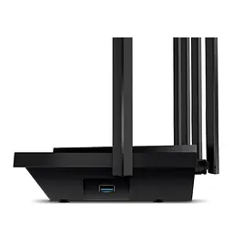 Роутер TP-LINK Archer AX73, Black, Wi-Fi 802.11n/ac/ax, до 5378 Mb/s, 2.4/5GHz, 4x100/1000 Mb/s, RJ45 100/1000Mb/s (Gb), 1хUSB ан 3. - мініатюра 2