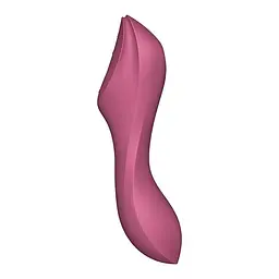 Вакуумний стимулятор клітора з вібрацією Satisfyer Curvy Trinity 3 червоний - мініатюра 4