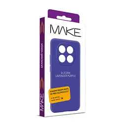 Чохол MAKE Xiaomi Redmi Note 14 Pro 5G/Poco X7 Silicone Lavender Purple - мініатюра 2