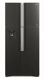 Холодильник Hitachi R-W660PUC7GGR верхня морозильна камера 4 двері Ш855xВ1835xГ745 540л A+ Сірий скло (R-W660PUC7GGR)