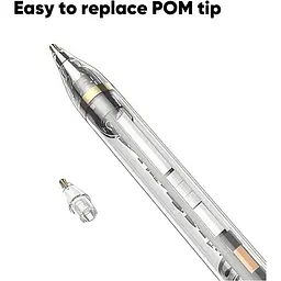 Стилус Hoco GM110 Transparent Explore Series Active Pad White (6942007616744) [105245] - мініатюра 8