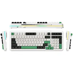 Ігрова бездротова клавиатура Mchose K99 Sky Green зелена - мініатюра 7