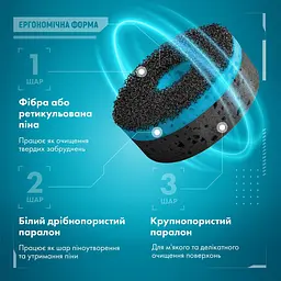 Губки кухонні Maxi Power Nanomatic 4 шт. - мініатюра 4
