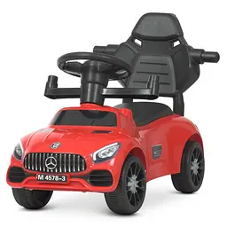 Каталка-толокар Bambi Racer M 4578-3 Червоний музичний - мініатюра 5