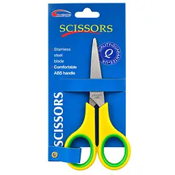 Канцелярські ножиці №5 Scissors "C" 89466, 14 см Жовтий
