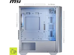 Корпус MSI MAG Forge M100R White - мініатюра 6