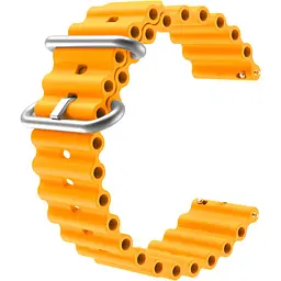 Універсальний ремінець для смарт-годинників Ocean Band 22mm Orange [84197] - мініатюра 2