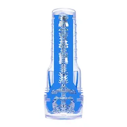 Мастурбатор Fleshlight Turbo Core Blue Ice, оральний секс, глибоке горло - мініатюра 4