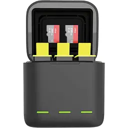 Зарядний пристрій Telesin 3 Slots Battery Charger + 2 акумулятори для Hero 9/10/11 GP-BNC-901 [76675] - мініатюра 7