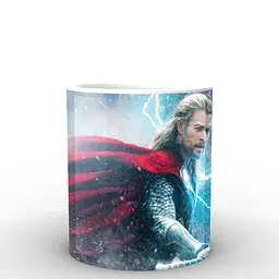 Кухоль GeekLand Тор Thor блискавка TH.02.015.204 330 мл білий - мініатюра 2