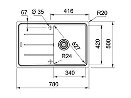 Кухонна мийка Franke Basis BFG 611-78 (114.0667.446) - мініатюра 2