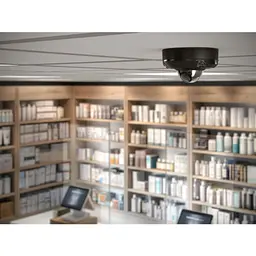 IP-камера Ajax дротова DomeCam Mini HL Black, 5мп, 2.8мм, гібридне підсвічування IR 35м, білий Led 50м, Poe, True WDR, IP 65, ІЧ 30м, аудіо, кут огляду 100° до 110° - мініатюра 4