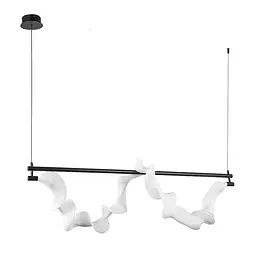 Люстра LED Levistella 7813168 (1200) BK, 18W, 3000K, чорний, стельова, сучасний стиль