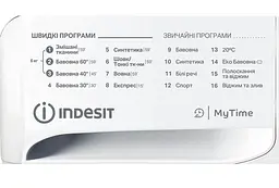 Пральна машина Indesit OMTWSE 61051 WK UA, White, 6кг, фронтальна, 16 програм, дисплей, 1000 об/хв, клас енергоспоживання A+++, 85x59.5x42.5 - мініатюра 6