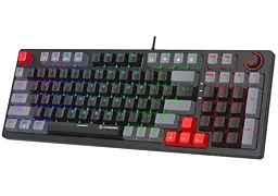 Клавіатура ігрова механічна GamePro GPMK-120 Black USB Red Switch - мініатюра 2