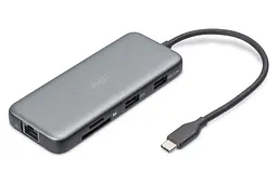 Digitus Док-станція USB-C > HDMI/2xUSB-A/USB-C/SD/MicroSD/RJ54 - мініатюра 2