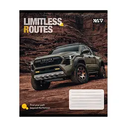 Зошит Yes Limitless routes А5 48 аркушів, лінія (769041), в асортименті - мініатюра 6