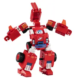 Конструктор-трансформер Small Blocks 2в1 Buildable Transforming Vehicle Джетт (Jett) Super Wings det0018330 - мініатюра 3