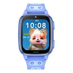 Смарт годинник дитячий Lemfo D57 з GPS трекером, 4G SIM-картою, відеодзвінками, прослуховуванням, геозоною та кнопкою SOS Синій - мініатюра 2