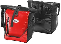Велосумка на багажник з дощовиком 20 L Сrivit IAN326433-2 Червона