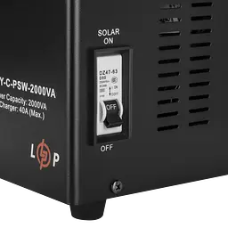 Сонячний інвертор (ДБЖ) LogicPower LPY-C-PSW-2000VA (1400W) MPPT24V - мініатюра 6