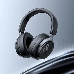 Накладні навушники Hoco Tone W53 Plus, ANC, BT headphones, BT5.4, 800mAh, 90h, Type-C, AUX, black - мініатюра 4