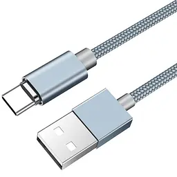 USB Cable Hoco U40A Magnetic Adsorption Type-C Grey 1.2m - мініатюра 2