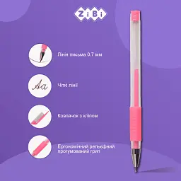 Набір гелевих ручок ZiBi Black Paper 6 кольорів 6 шт. (ZB.2210-99) - мініатюра 4