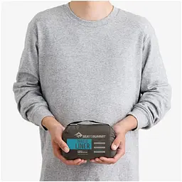 Вкладиш в спальник Sea To Summit Breeze Liner Insect Shield Rectangular w/ Pillow Sleeve (1033-STS ASL031081-251608) - мініатюра 2