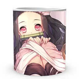 Кухоль GeekLand Kimetsu no Yaiba Клинок, який знищує демонів Незуко KY 002.09 330 мл білий - мініатюра 2