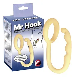Ерекційне кільце з анальним хвостиком Mr.Hook Cockring Orion 502618 87342 - мініатюра 1