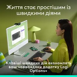 Клавіатура Logitech POP Icon Keys Bluetooth UA Graphite (920-013157) - мініатюра 6