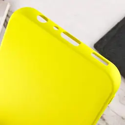 Чохол TPU GETMAN Liquid Silk Full Camera для Samsung Galaxy A15 4G/5G / M15 5G Жовтий / Flash - мініатюра 7