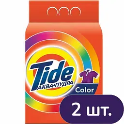 Стиральный порошок Tide Аква-Пудра Color 16.2 кг (2 шт. x 8.1 кг)