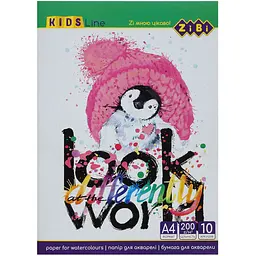 Папір для акварелі ZiBi Kids line 10 аркушів (ZB.1980) - мініатюра 3